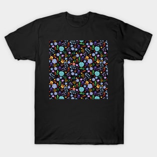 Flowerfield Black T-Shirt